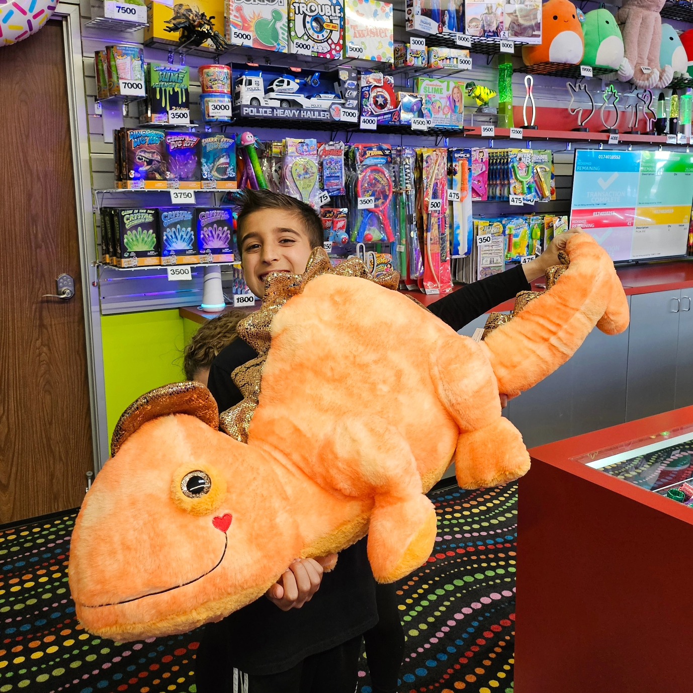 winner - giant plush