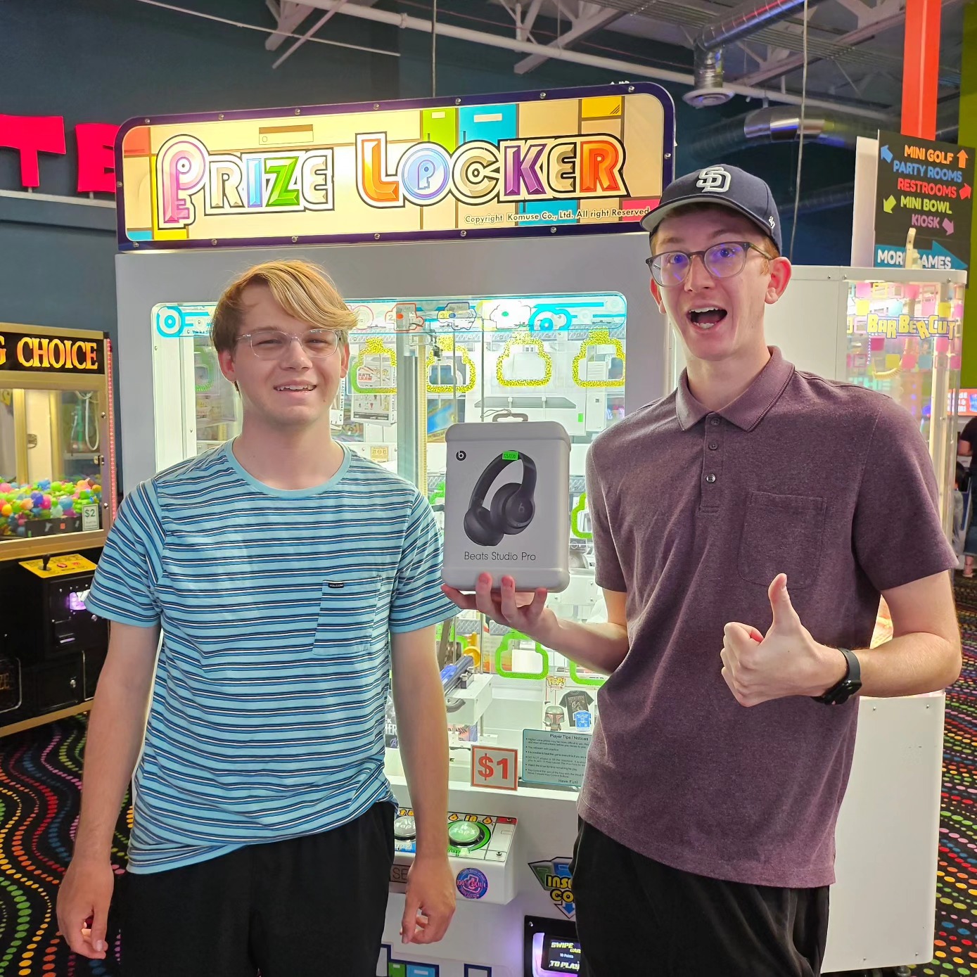 winners - prize locker